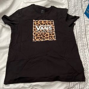NWT Vans Cheetah print Tshirt